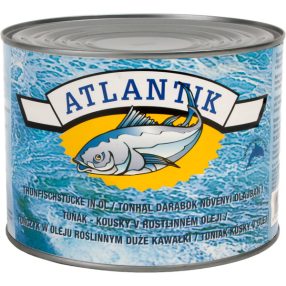 Atlantik tonhaldarabok növényi olajban 1705 g Atlantik tonhaldarabok növényi olajban 1705 g