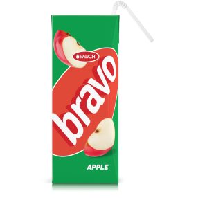 Bravo 0,2l almaital 12% szívószálas