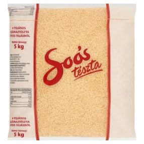 Soós 4 tojásos betűtészta 5kg