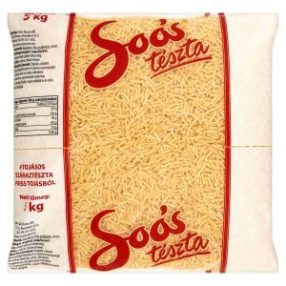 Soós 8 tojásos csiga/lúdgége tészta (levesbetét) 3kg
