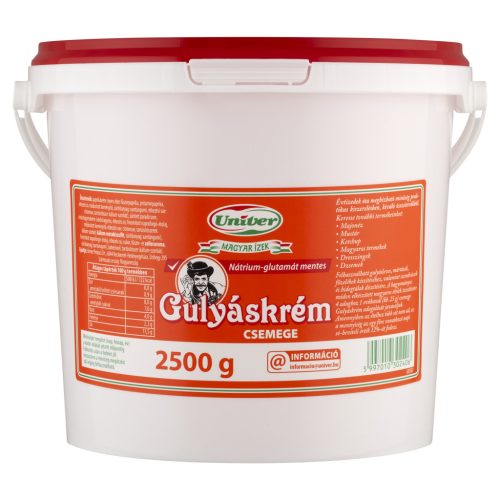 Univer Gulyáskrém csemege 2,5kg