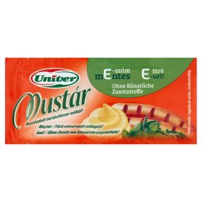 Univer Mustár 15ml (színes karton) párnás Univer Mustár 15ml (színes karton) párnás