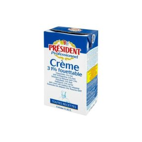 Habtejszín 1l UHT 31% President