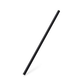 I. Szívószál papír fekete 8mmx230mm 250db 