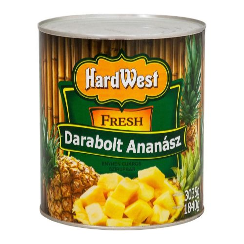 Hardwest ananász darabolt 3035g/1840g 