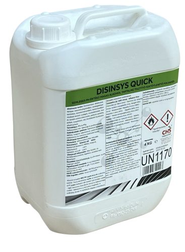 V. CHS Disinsys Quick felület fertőtlenítő, kannás 5l / 4kg
