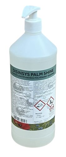 V. CHS Disinsys Palm Shine fertőtlenítő folyékony szappan 1l pumpás