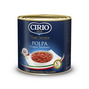 Cirio aprított hámozott paradicsom 2,55kg POLPA