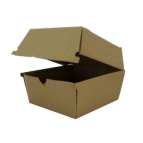   I. ÖKO Hamburgeres doboz kartonpapírból 130x130x110ml 50 db KICSI - nyomatlan