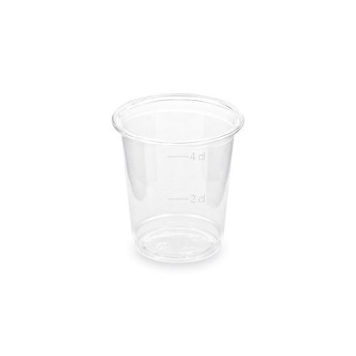 I. Snapszos pohár víztiszta PET 4cl, 40db Wimex *76004*