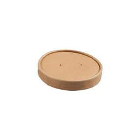   I. ÖKO Kraft papír leveses tető 750/1000ml, 115mm, 50db (259)