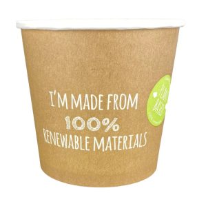   I. Food to Go Huhtamaki leveses papírtégely 600 ml 25db (CGRVA5271)