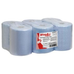  V. WypAll Reach KC 6223 kék belsőmagos papírtörlő 1r. 380m 6tekercs KIFUTÓ!