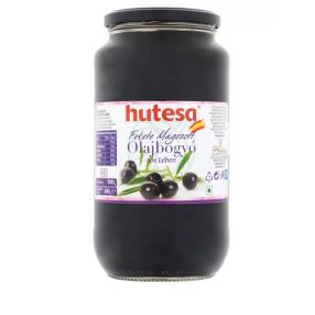 HUTESA Olajbogyó - fekete, egész, magozott 900g / 400g  HUTESA Olajbogyó - fekete, egész, magozott 900g / 400g