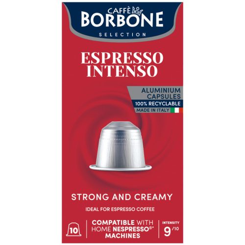 Caffe Borbone kapszulás kávé 10db /50g ESPRESSO INTENSO - Nespresso kompatiibilis (100% Arabica) 