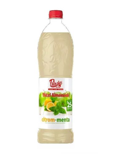Pölöskei Gyümölcsszirup Házi limonádé (citrom-menta) 25% 1L +DRS