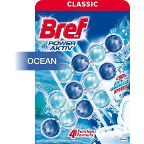   V. Bref wc tisztító és illatosító golyó Power Active 3x50g Ocean