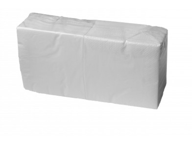 I. Szalvéta gasztro 125 lap/cs 1/4 hajt. Fehér 33x33cm cell. 2rtg.