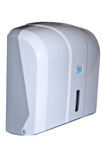 I. YES (K4) Papírtörlő Adagoló hajtogatott kéztörlőhöz műanyag, fehér