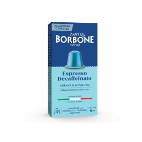   Caffe Borbone kapszulás kávé 10db /50g DECAFFEINATO - Nespresso komp. (koffeinmentes)