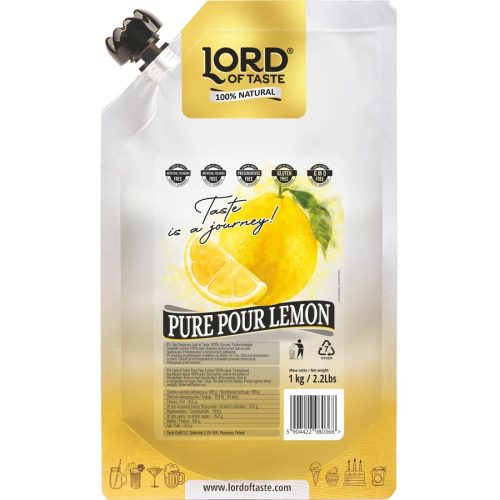 Lord Of Taste 100% Citrom püré 1kg