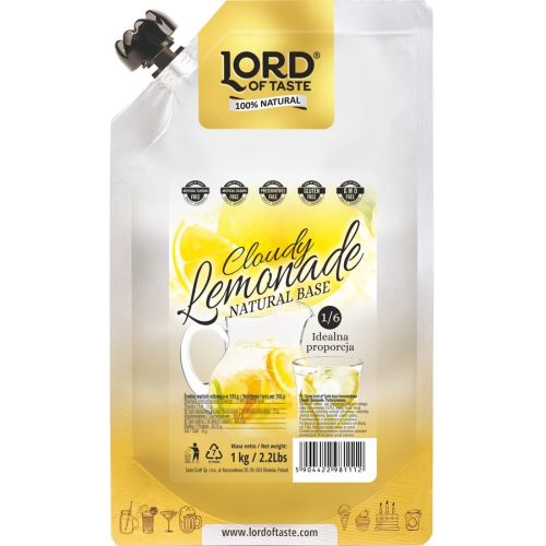 Lord of Taste Cloudy Lemonade püré 1kg